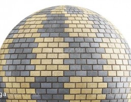 تکسچر پیاده رو طرح دار